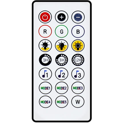 RGB light loop with remote control and WiFi Tuya IP65 3 m