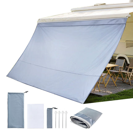 RV Awning Sun Shade Screen 2 x 3.7 m, Fits 4 m