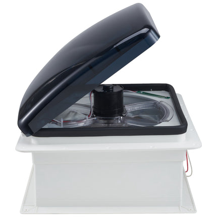 RV Roof Vent Fan 12V, 10-Speed Reversible with Remote