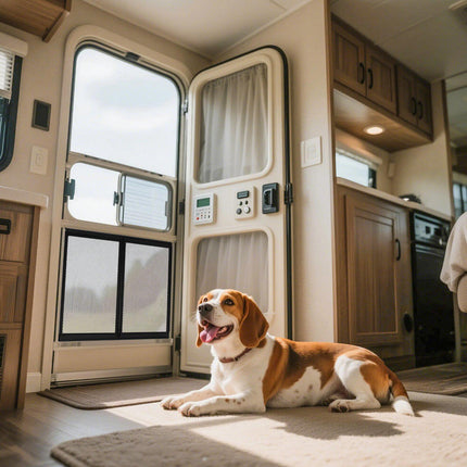 RV Screen Door Protector, 24.5 x 20 In, Aluminum, Pet Guard