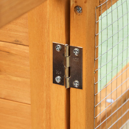 Small animal shelter, Outdoor/Indoor, 141 x 60 x 86 cm, Orange