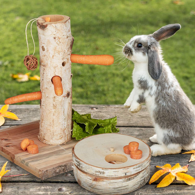 Rabbit toy in 2 parts