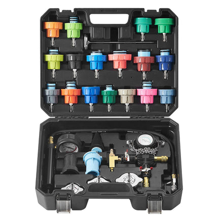 Radiator Pressure Tester and Coolant Vacuum Refill Kit, 28-Piece