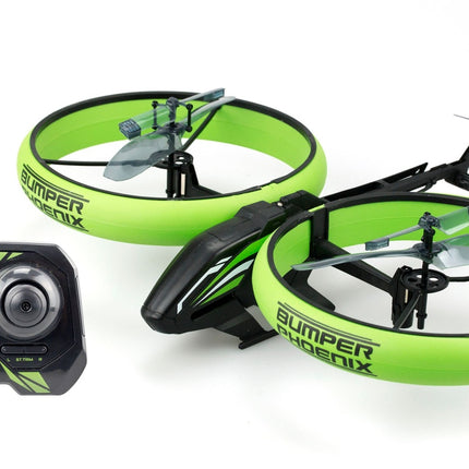 Radio Control Drone with Bumper Protection and Easy Controls