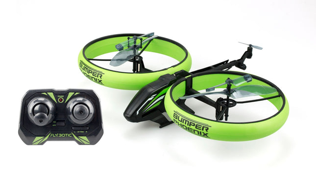 Radio Control Drone with Bumper Protection and Easy Controls