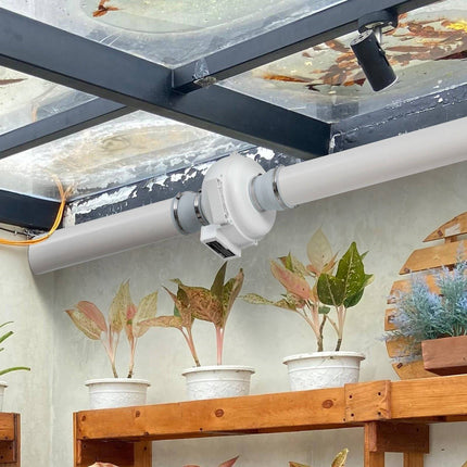 Radon Mitigation Fan Kit, 190 CFM, 4-4.5 In