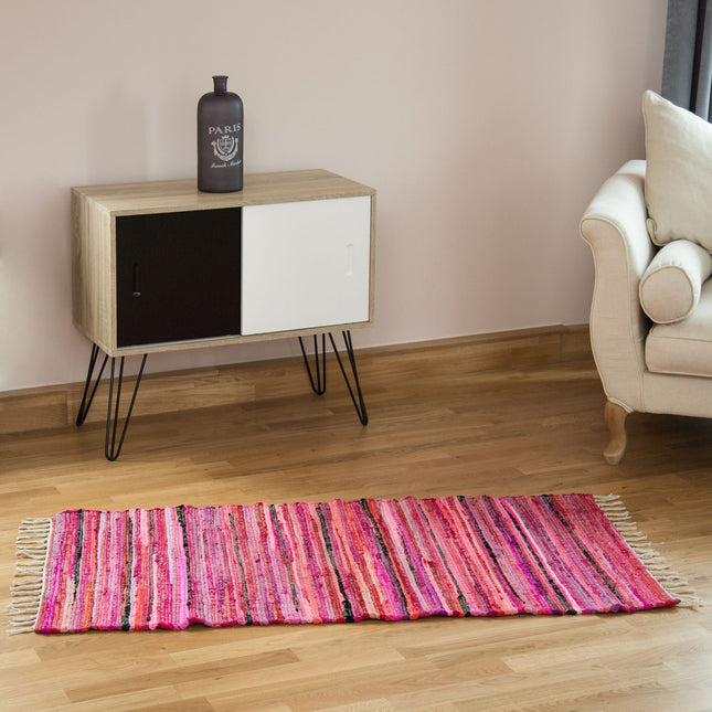 Rag rug multicolored