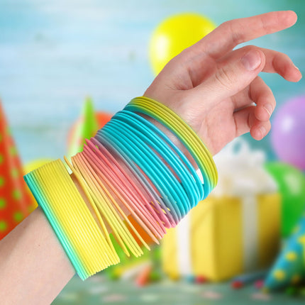 Rainbow spiral set of 4