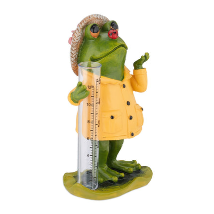 Rain gauge frog