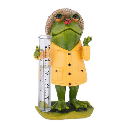 Rain gauge frog