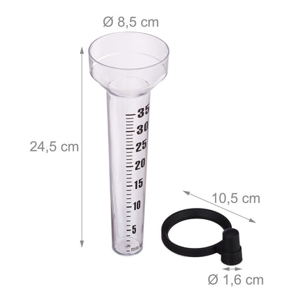 Rain gauge, set of 3