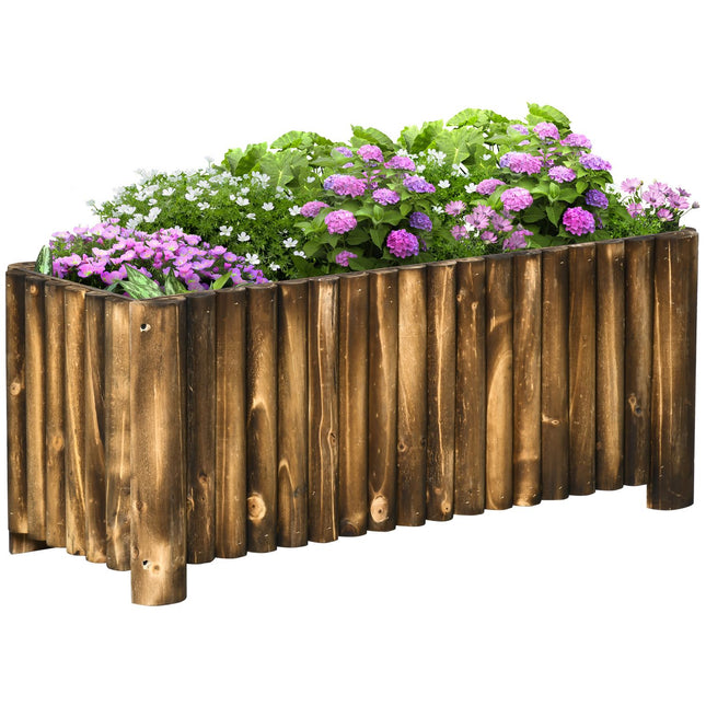 Raised garden bed Spruce Wood - 100x38.5x40cm Planting box