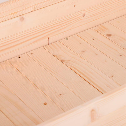 Raised bed pot, Wood & Fabric, 122.5x56.5x76 cm