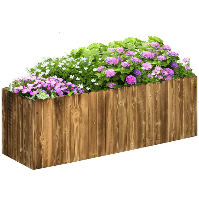 Granwood Raised planter box for herbs, vegetables, flowers - 120 x 40 x 40 cm