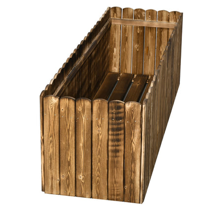 Granwood Raised planter box for herbs, vegetables, flowers - 120 x 40 x 40 cm