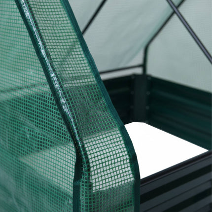 Raised Garden Bed with Greenhouse Cover
