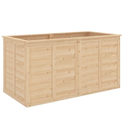 Raised Wooden Garden Bed, 152x77x77 cm, Open Base
