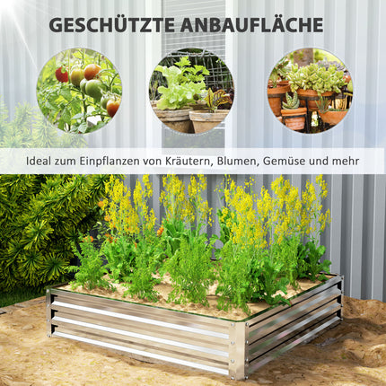 Steel garden bed - Flower, vegetable, herb planter