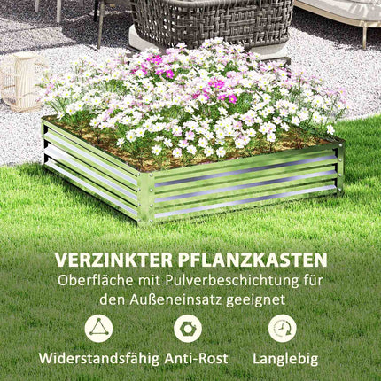Steel garden bed - Flower, vegetable, herb planter