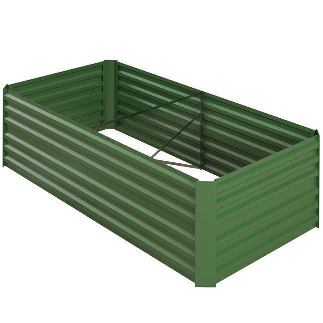 Steel garden bed - 180x90x60 cm, Cold frame