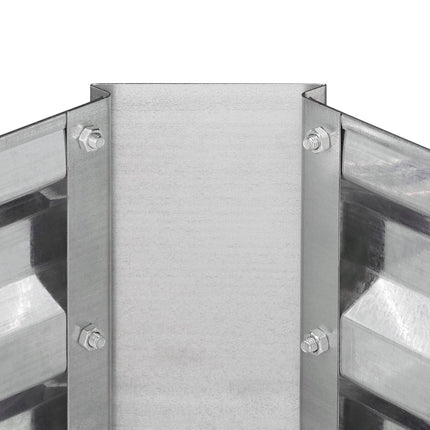 Raised metal bed