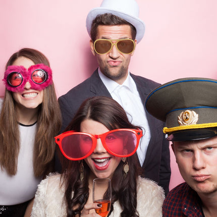 Rapper Party Glasses – Plastic, Tinted Lenses