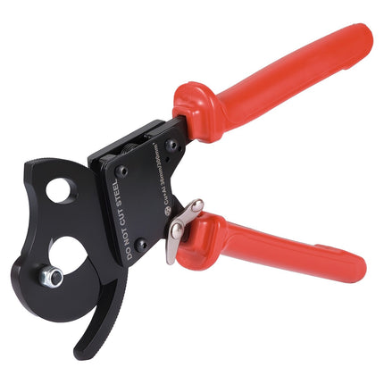 Ratcheting Cable Cutter, 600 MCM, Quick-Release