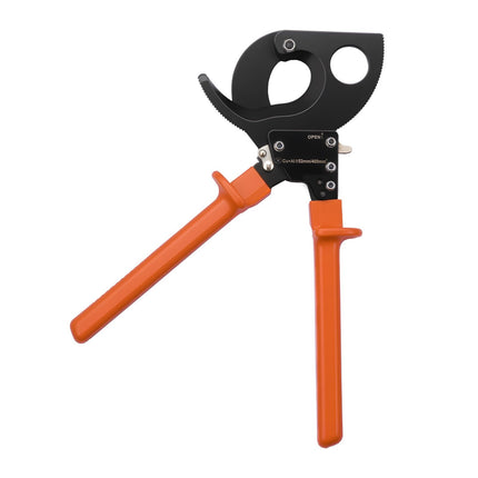 Ratcheting Cable Cutter 800 MCM, Quick-Release, PVC Handles