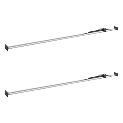 Ratcheting Cargo Bar Set, 89–104 in, Steel, 2 Pack
