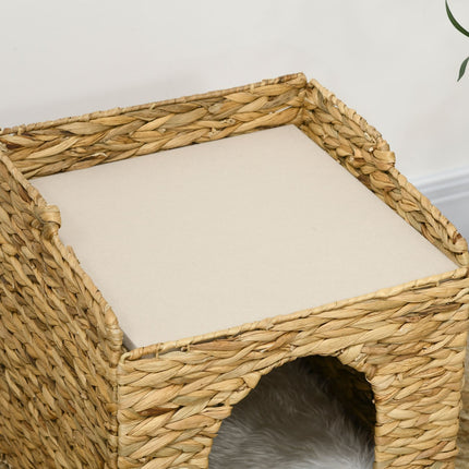 Rat size cave with cushion, 2 levels for cats up to 5 kg