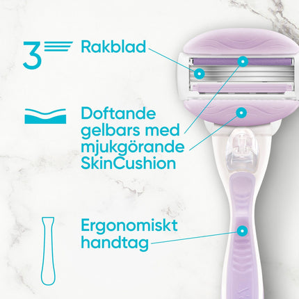 Razor Comfortglide Breeze + 4 razor blades