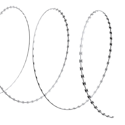 Razor Wire Fence, Hot-Dip Galvanized, 2 Rolls 98 Ft