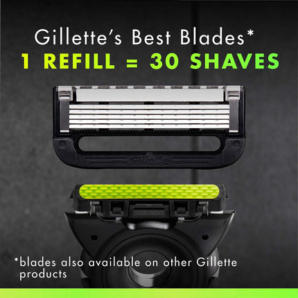 Razor With Exfoliating Bar, Magnetic Stand, 1 Razor Blade