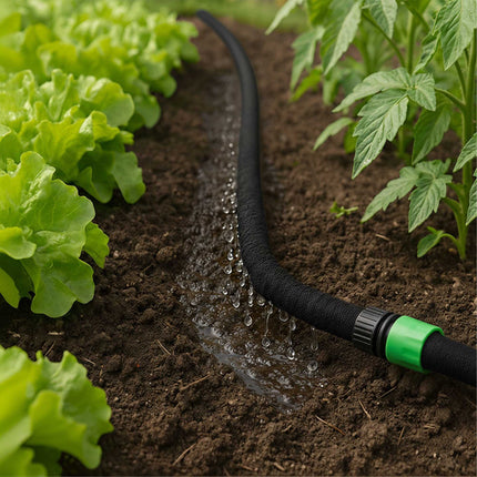 Ready-to-connect drip hose