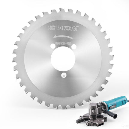 Rebar Cutter Blade, 36T, 140mm, 34mm Arbor – Cermet-Tipped