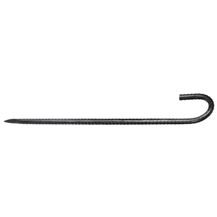 Rebar Stakes, 16-Inch J-Hook Galvanized, 16-Pack