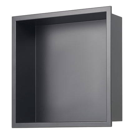 Recessed Shower Niche, 13x13in 304 Stainless, Black