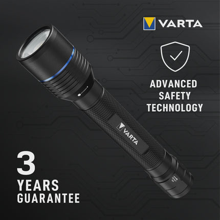 Rechargeable Flashlight 1500lm, IP67, USB-C, 5 Modes