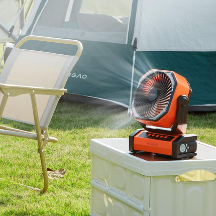 Rechargeable Portable Fan 20000mAh, LED Lantern, Timer