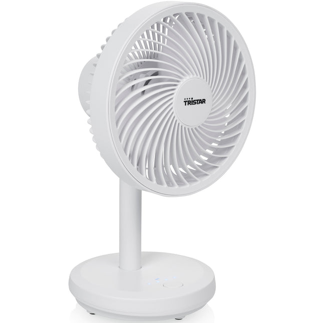Rechargeable Table Fan White