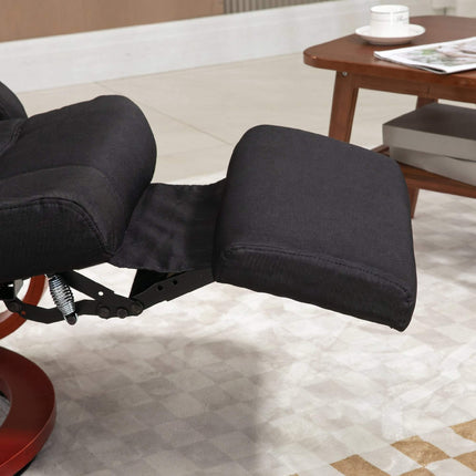 Recliner Chair With Footrest, 135 Recline, 360 Swivel