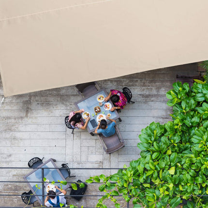 Rectangular Beige Shade Sail for Patio – UV Protection