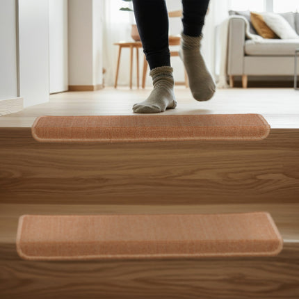 Rectangular Stair Treads Set of 15 – Non-Slip Step Mats