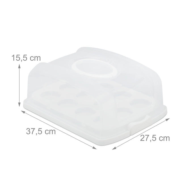 Rectangular cake box
