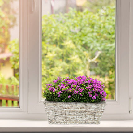 Rectangular flower pot - set of 3