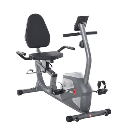 Recumbent exercise bike, LCD screen, 8 resistance levels