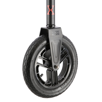 Red Kick Scooter, Adjustable Height, Foldable Design
