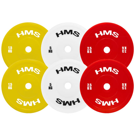 Red Olympic Weight Plates, 2 x 2.5 kg, PE Material