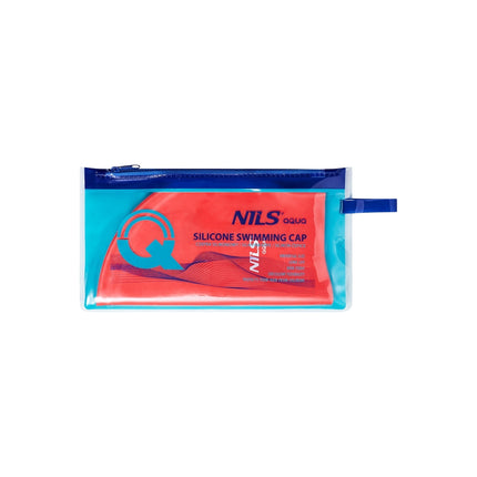 Red Silicone Swimming Cap – Solid Color