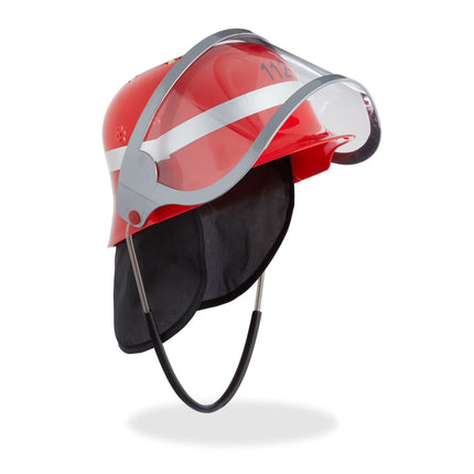 Red firefighter helmet for children